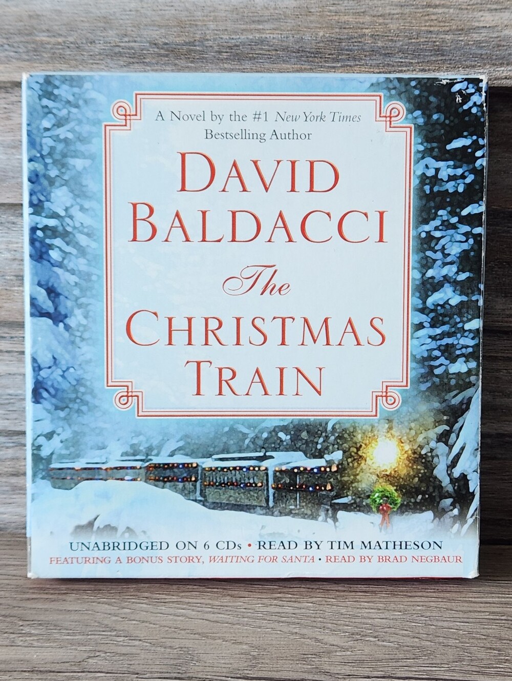 The Christmas Train by David Baldacci, unabridged audio book on CD